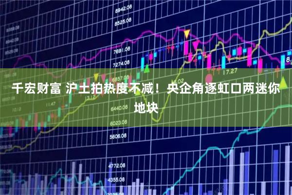 千宏财富 沪土拍热度不减！央企角逐虹口两迷你地块