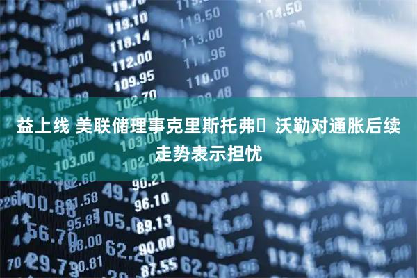 益上线 美联储理事克里斯托弗・沃勒对通胀后续走势表示担忧